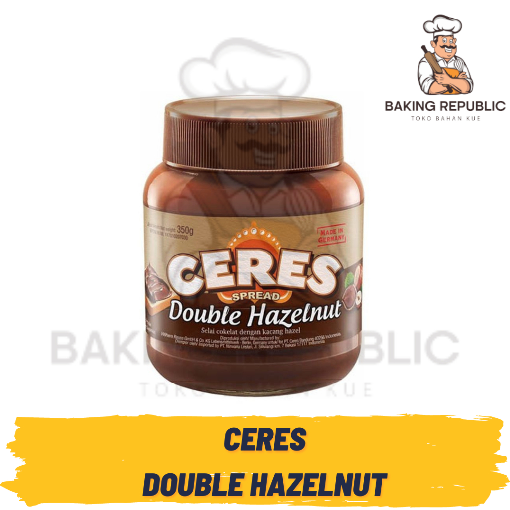 

CERES CHOCO SPREAD DOUBLE HAZELNUT | 350 GR + BUBBLE WRAP