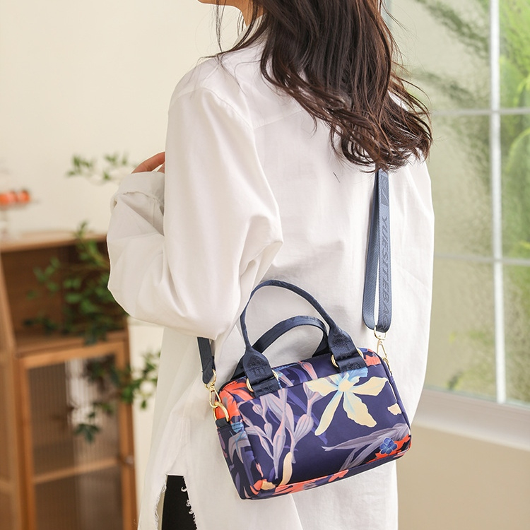 TAS SELEMPANG WANITA KOREA IMPORT SHOULDER BAHU SLING BAG BRANDED NILON ANTI AIR MOTIF BUNGA MURAH SIMPLE LUCU BATAM SIBUI KEKINIAN TA831M4 PREMIUM REMAJA CEWEK FASHION