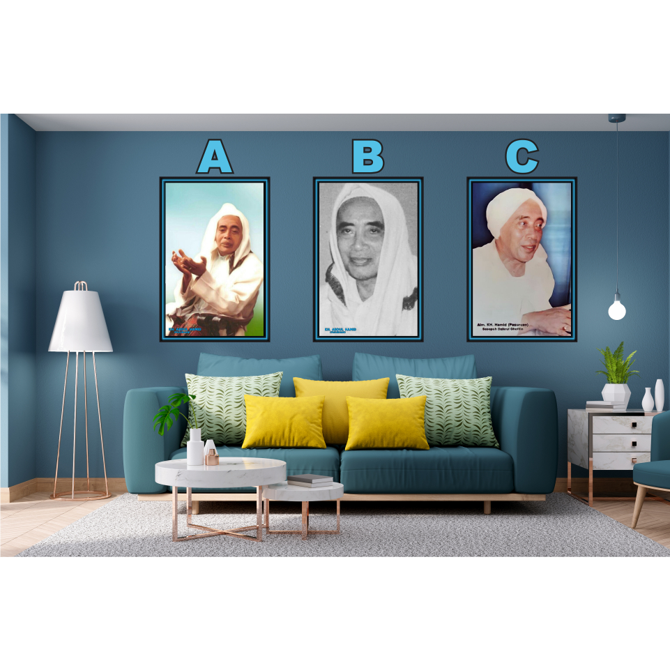 WALL DECOR MBAH HAMID/ MBAH MUN / GUS BAHA
