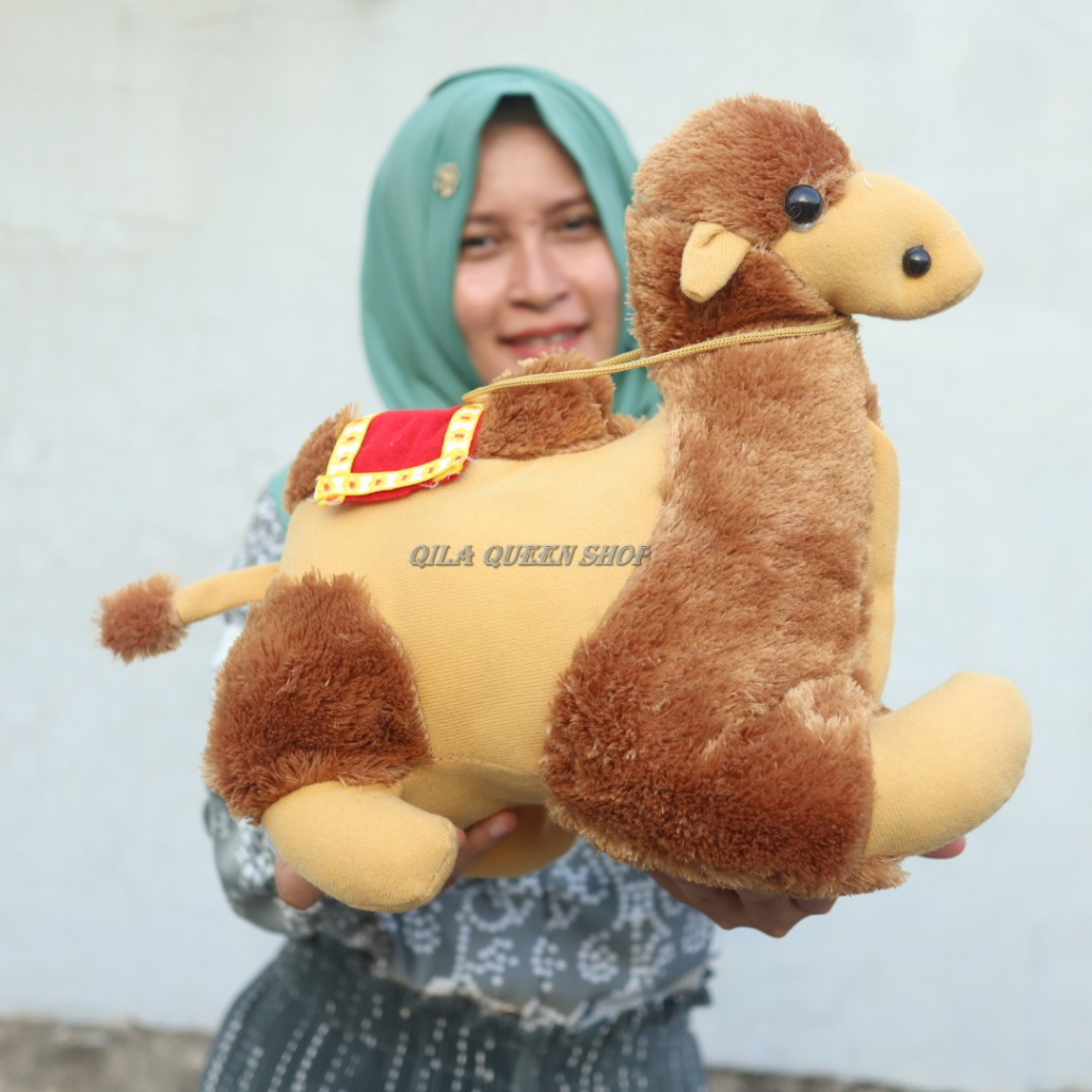 BONEKA UNTA L terlaris, murah cod cocok untuk hadiah jemaah umroh haji