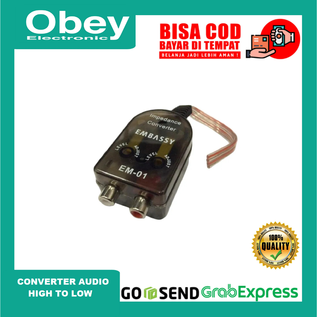Adaptor Conventer Audio High To Low Embassy
