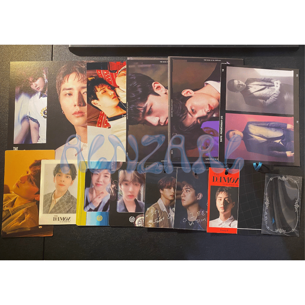 (READ DESC) Day6 remus gravity demon entropy demon ednov postcard, negentropy message card, demon le