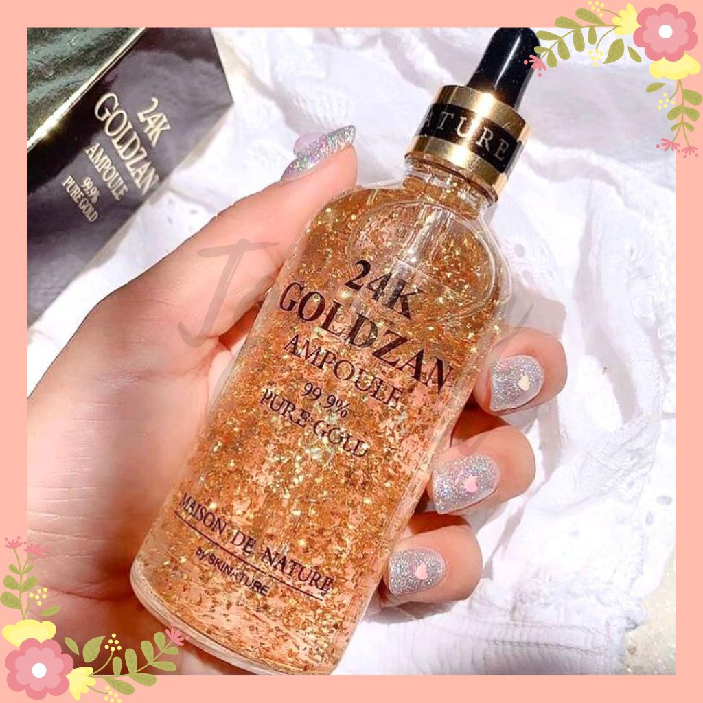 SERUM GLOWING 24K GOLD ZEN ORIGINAL / SERUM MEMUTIHKAN WAJAH DAN MEMBUAT AWET MUDAH.