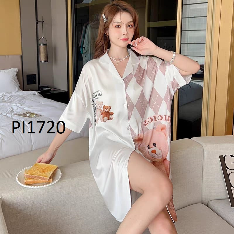 PIYAMA DASTER SUTERA WANITA PI1720