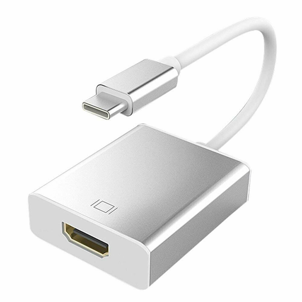 Converter Type C to HDMI Female Adapter USB Type C 3.1 to HDMI Kabel Konverter USB Tipe C Ke HDMI