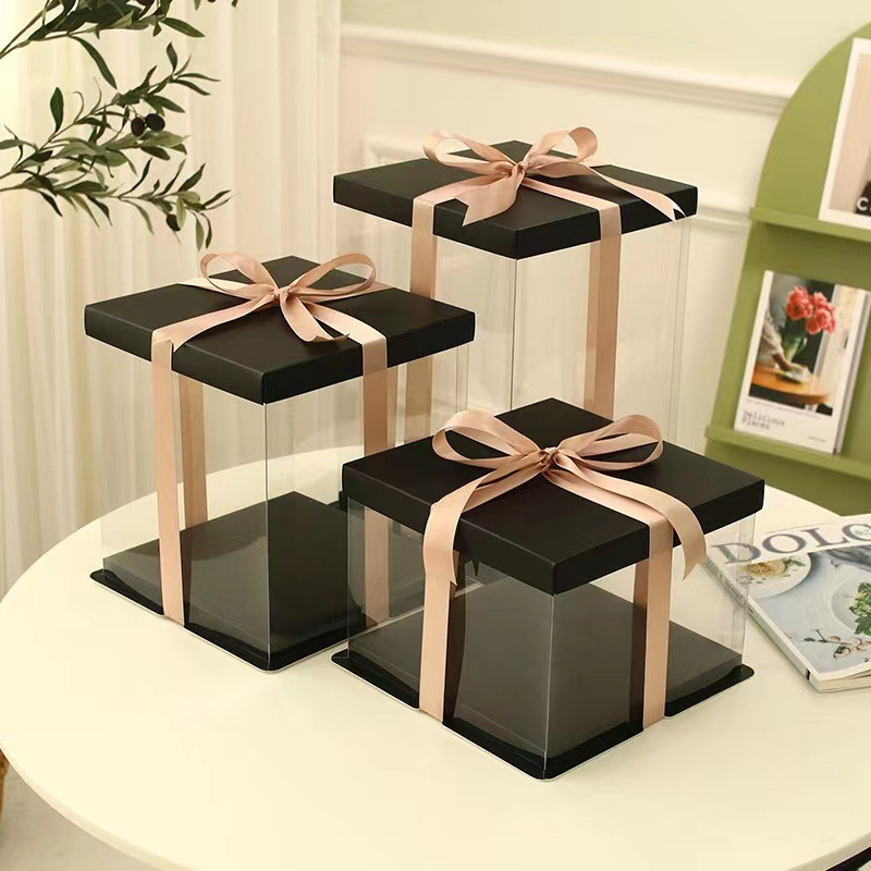 

[BOX MIKA KUE KOTAK] Box Kue Mika Transparan