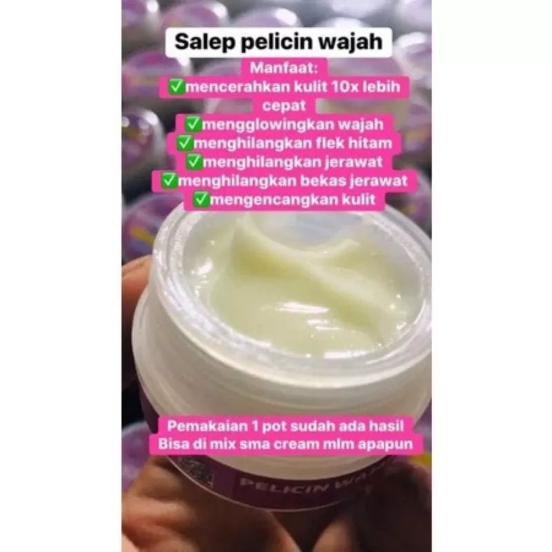 (BPOM) SALEP PELICIN / SUNCREEN PELICIN WAJAH BARBIE