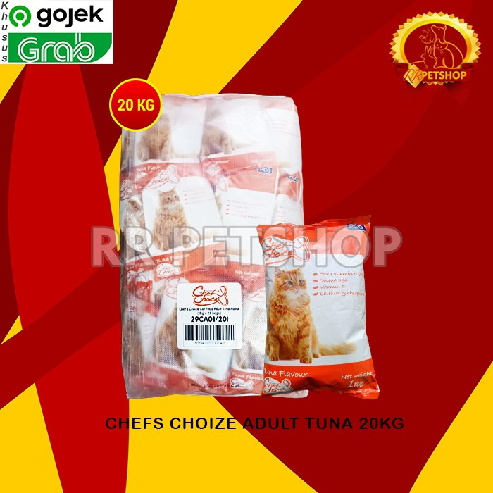 GOSEND Makanan Kucing Chef Choice Adult Cat Food 20 KG