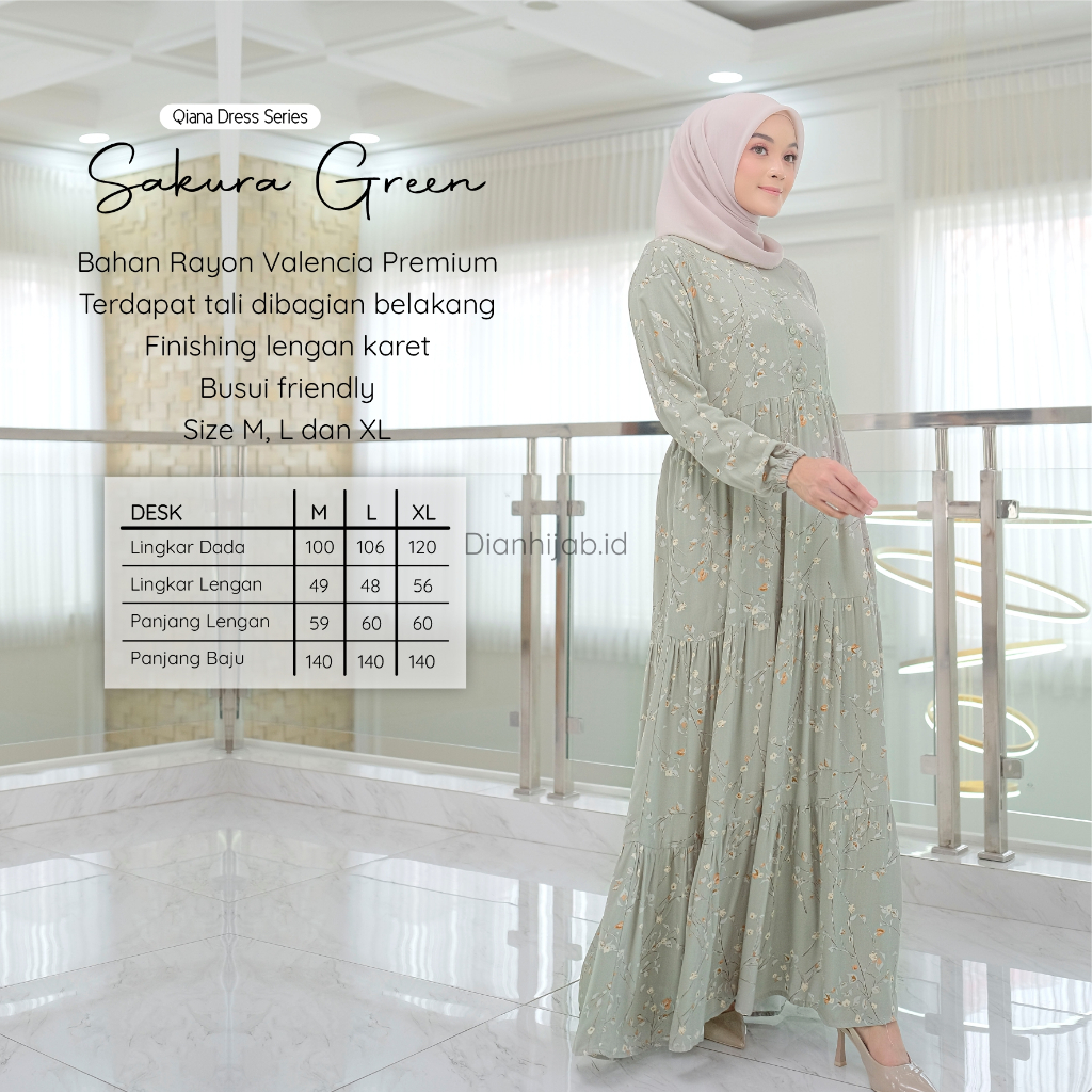 [PART2] Gamis Dewasa Homey Dress Qiana Series By Dianhijab.id - Bahan Rayon Viscose Premium Gamis Dewasa Luxury Gamis Pengajian Adem Nyaman Dipakai - Bisa COD