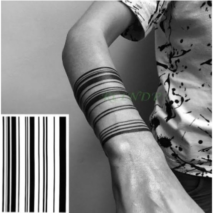 jeremiperilomax✅Tatto Temporer temporary Desain garis gelang tribal / tatto temporary waterproof gar