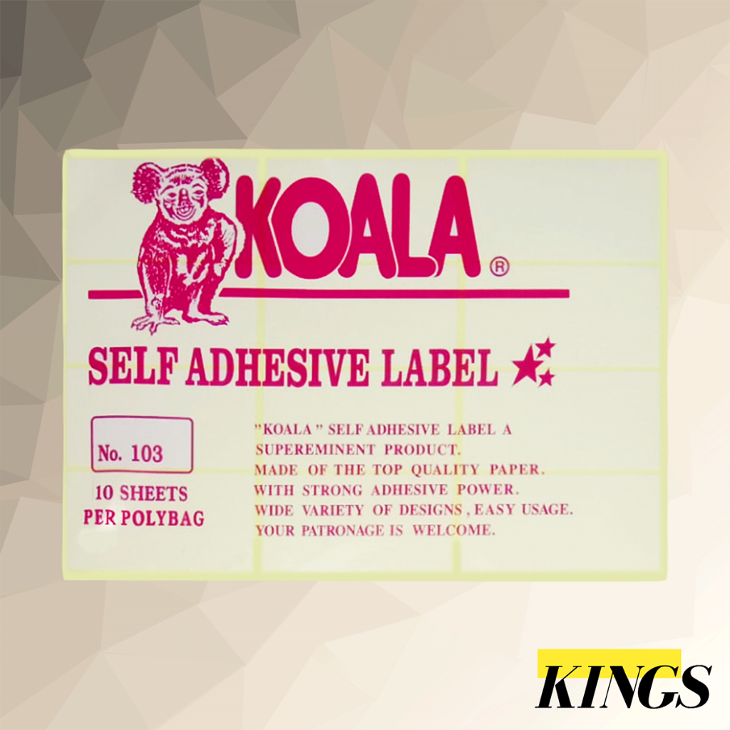 

Self Adhesive Label / Sticker Label Polos No 103