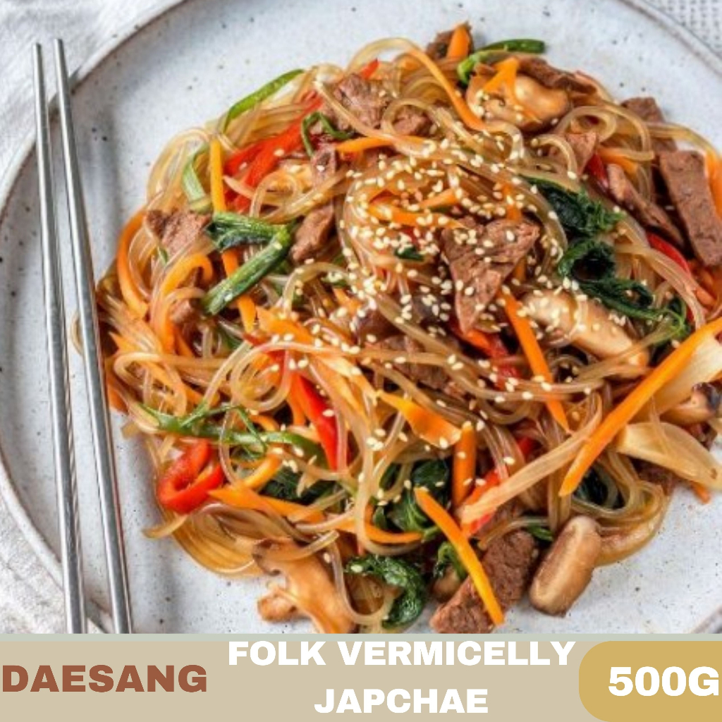 Daesang Chung Jung One O'food Folk Vermicelli/ Japchae / Bihun Korea/ Bihun Ubi 500g