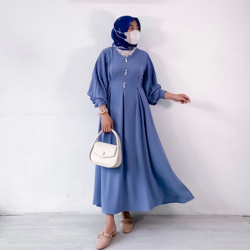 ELIZA DRESS | GAMIS KONDANGAN WANITA PAKAIAN LEBARAN CEWEK MUSLIMAH