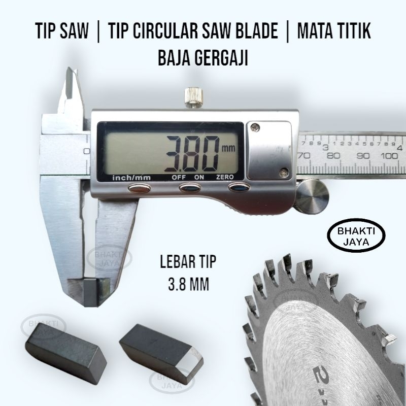 Tip Saw | Tip Circular Saw Blade | Mata Titik Baja Gergaji | 3.8 mm