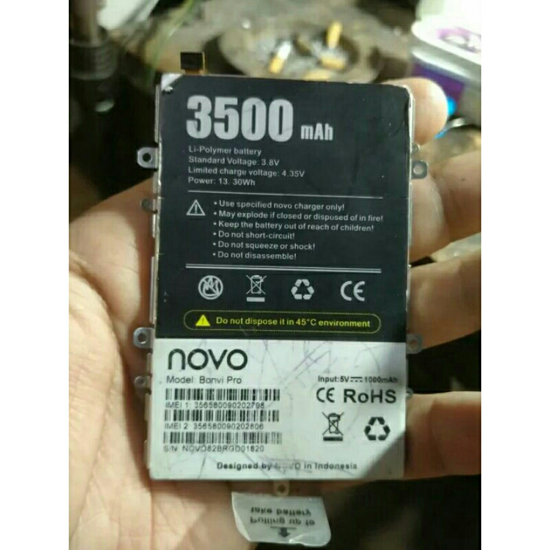 batre hp NOVO BONVI PRO Original