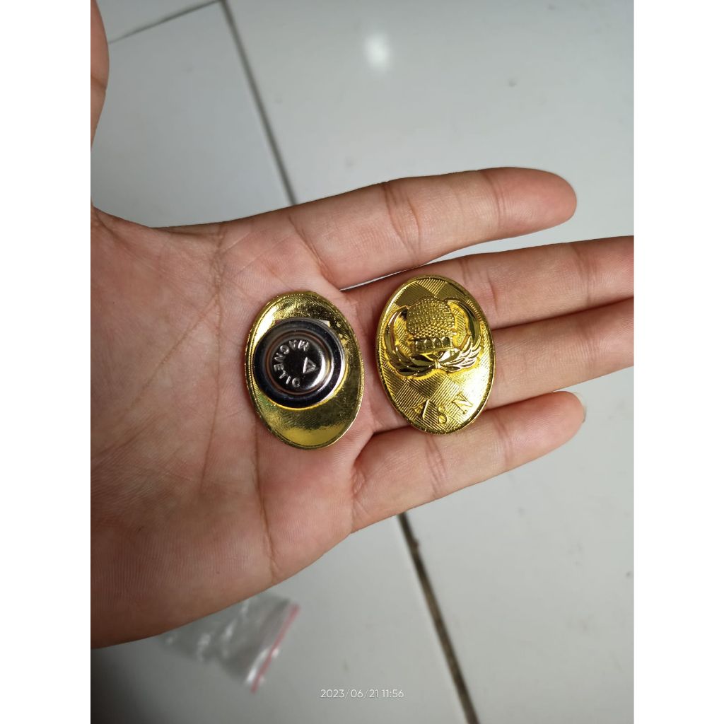 PIN KORPRI ASN PNS OVAL KUNINGAN PREMIUM