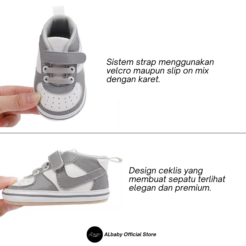 Sepatu Bayi Prewalker Splash Laki-laki / Perempuan Umur 0-14 Bulan