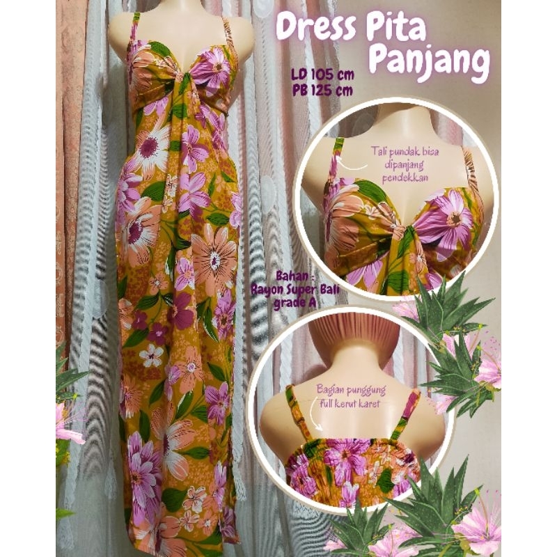 Daster pita kupu //Dress pita //Dress singlet Bali