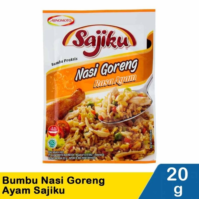

Ajinomoto Bumbu Nasi Goreng Sajiku Ayam 20G BBS