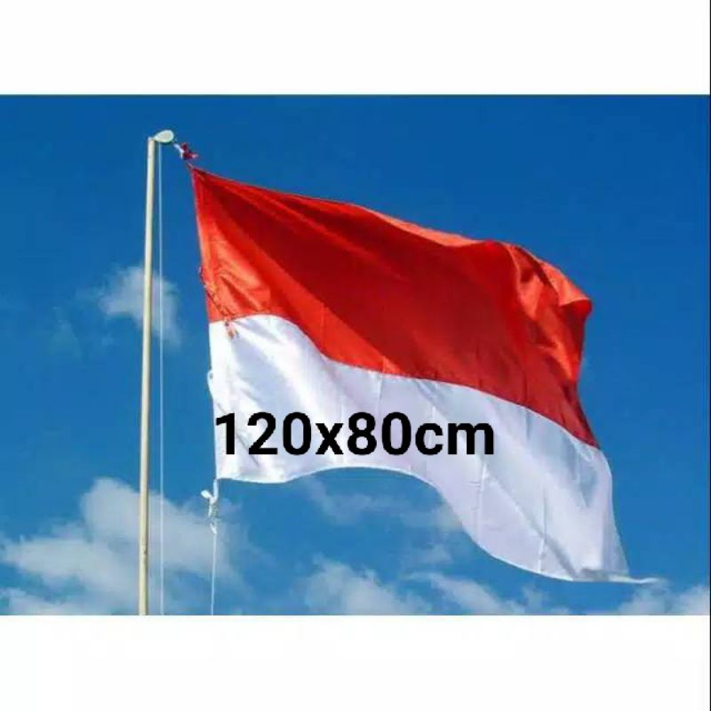Bendera merah putih ukuran 120x80