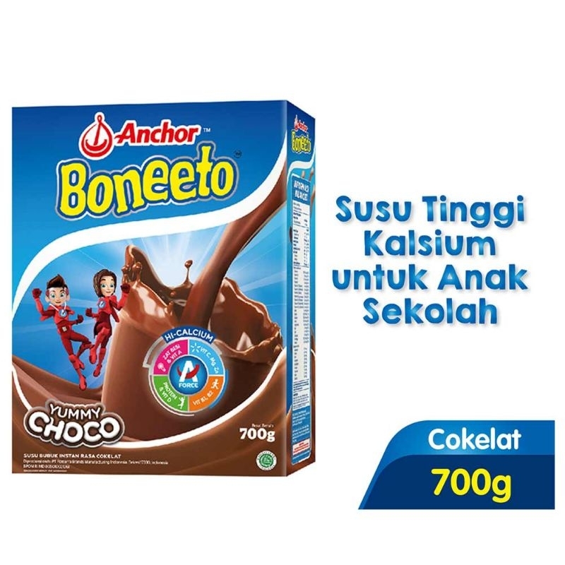 

Anchor Boneeto Susu Bubuk Hi-Calcium Yummy Choco 685G