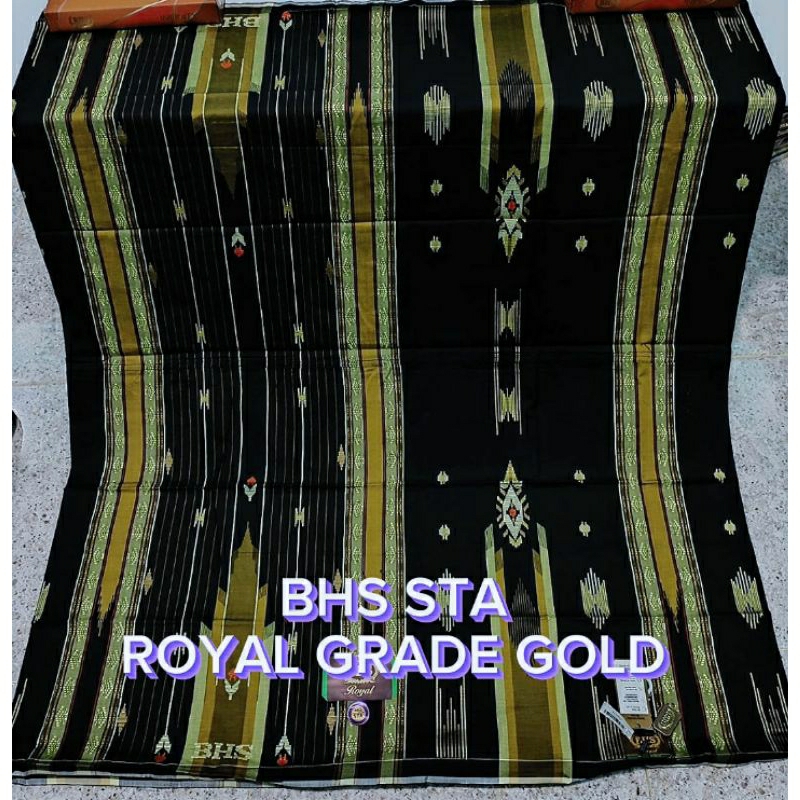 sarung BHS STA ROYAL GRADE GOLD(spesial hitam)