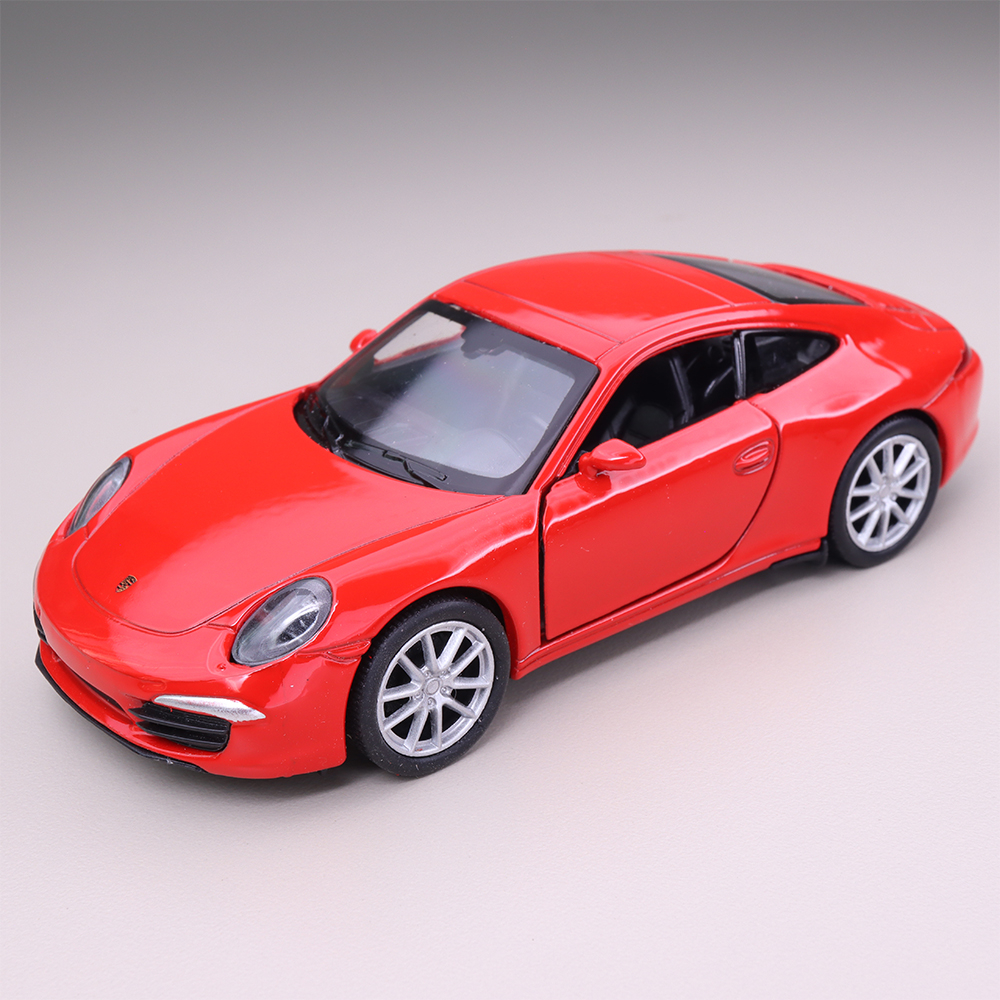 Miniatur Mobil Welly Porsche Carrera S Diecast Skala 1:36 Mainan Koleksi