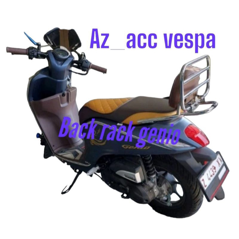 Backrack sandaran behel motor genio 2022 2023 aksesoris genio