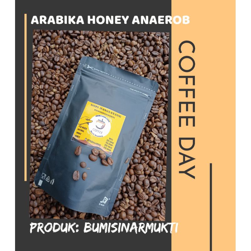 

BEST SELLER!! KOPI ARABIKA PROSES HONEY ANAEROB 250 GRAM BUBUK DAN BIJI COD BAYAR DITEMPAT