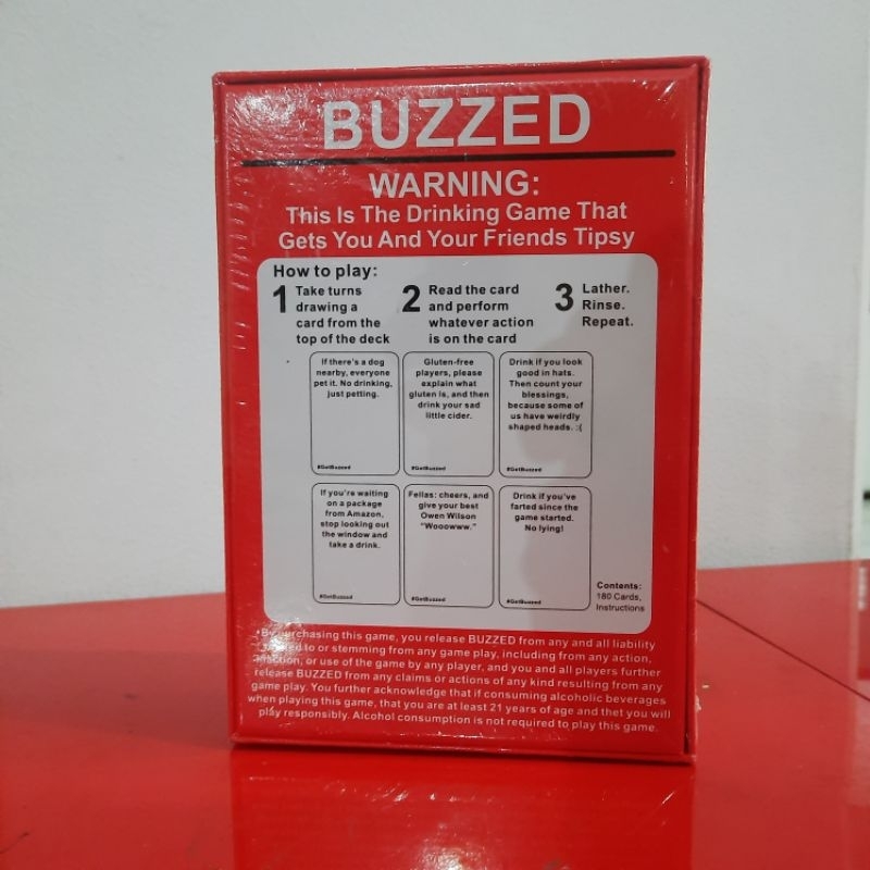 BUZZED RED - BOARD GAME