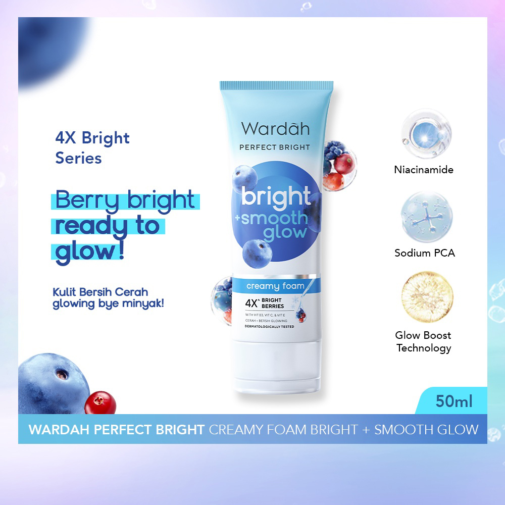 Wardah Perfect Bright Creamy Foam Brightening+ Smoothing