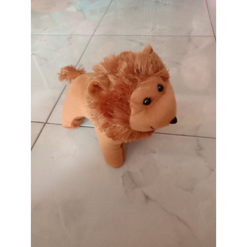 Boneka singa boneka lion ukuran 25cm mainan anak virall murah