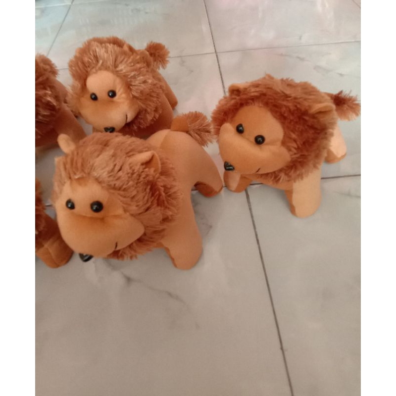 Boneka singa boneka lion ukuran 25cm mainan anak virall murah