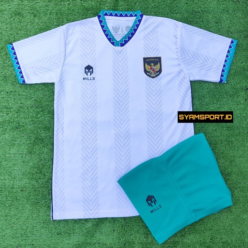 Jersey Away Timnas Indonesia Fullset (Baju+Celana) Versi Supporter 2022-2024 / Jersey Timnas Away Gr