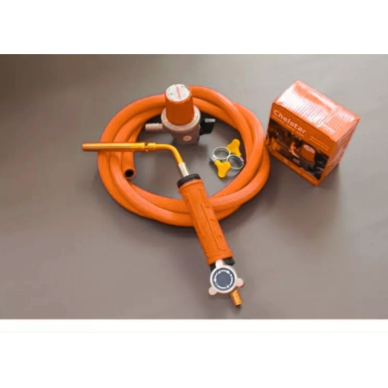 TERMURAH PAKET KOMPLIT LAS TORCH LPG (KEPALA TORCH +REGULATOR+SELANG+KLEM) BAHAN LPG