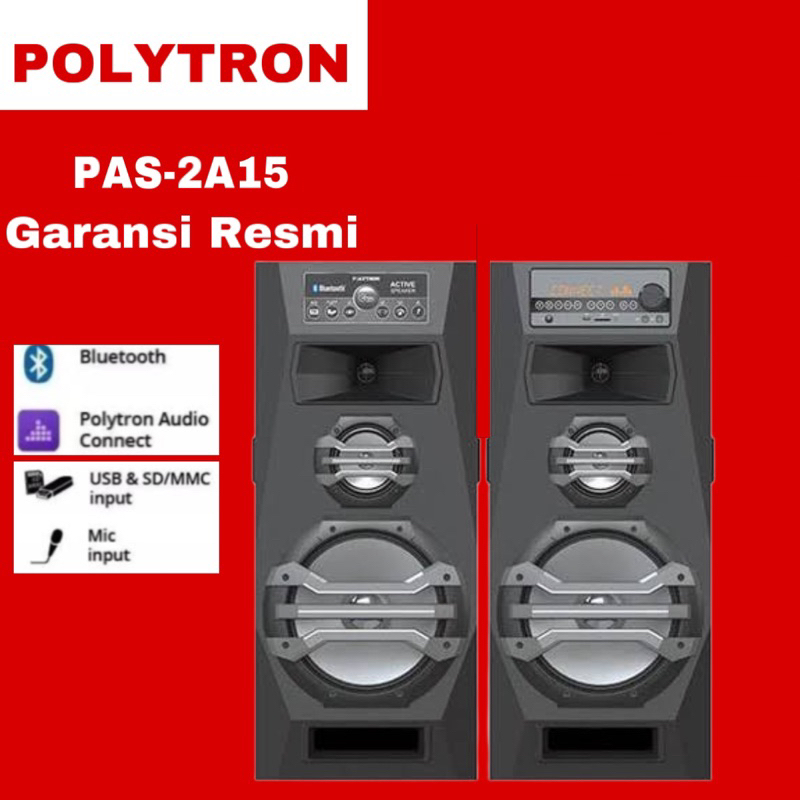 Speaker Aktif Polytron PAS 2A15 (Free Ongkir Serang Banten)
