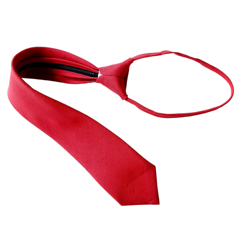 Dasi Pria Instan Resleting Polos Instant Langsung Siap Pakai