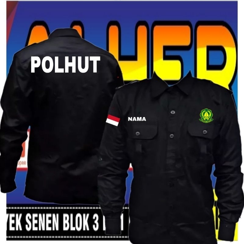 kemeja polhut baju polhut seragam polhut Pdh polhut Pdl polhut kemeja kerja polhut baju kerja polhut