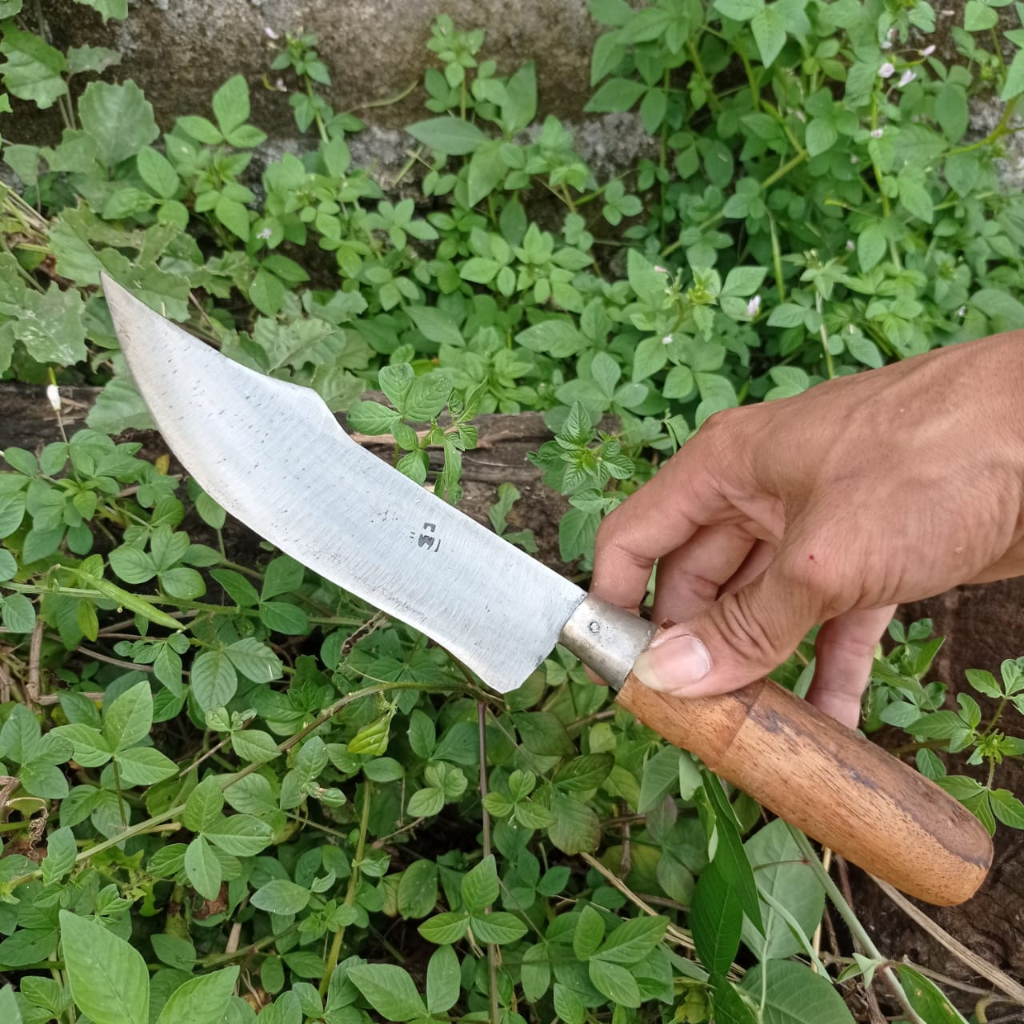 Pisau Dapur Baja Putih Cincang Daging Ayam