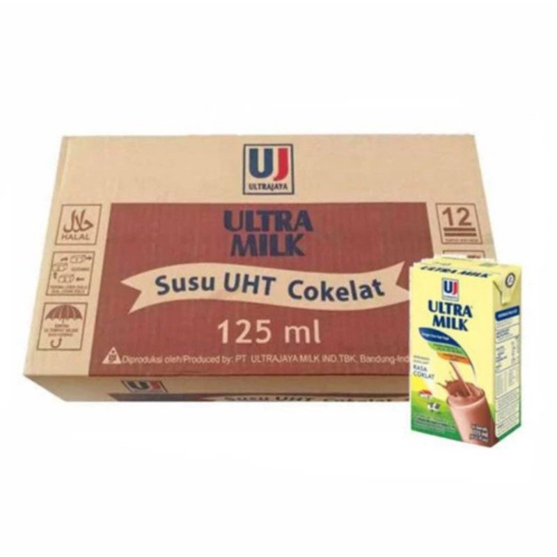 

Susu UHT Ultramilk 125 ml 1 dus isi 40 pcs