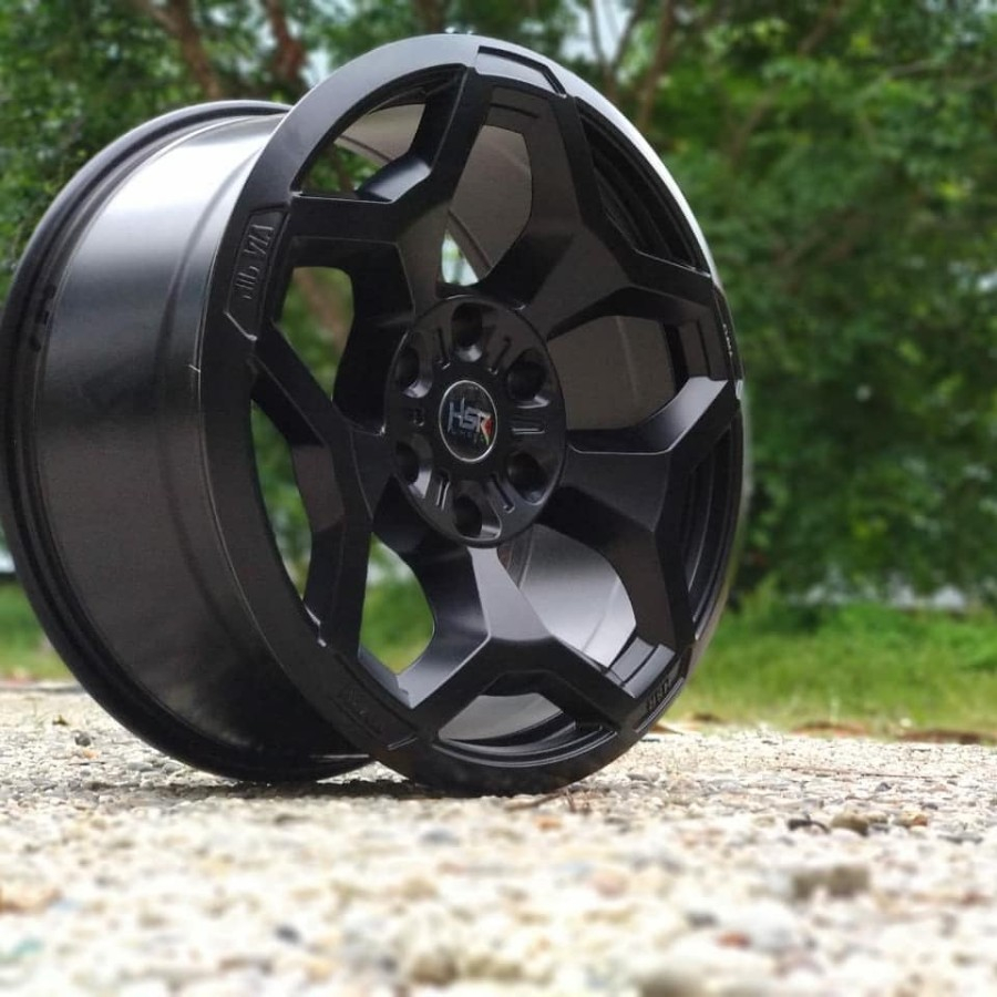 Velg mobil Offroad ring 20 terbaru HSR MYTH10 Black Pajero Sport