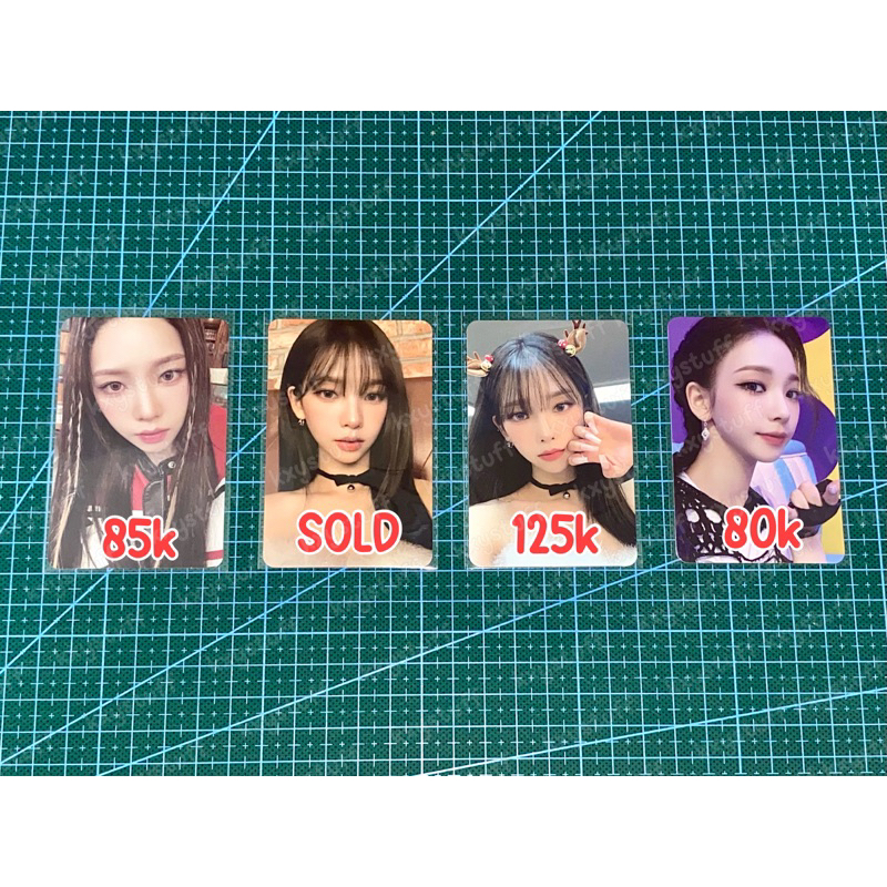 [READY] PC Photocard Official AESPA aab Karina Maung Pink Christmas TC Trading Card CTMI R1 Selca B 
