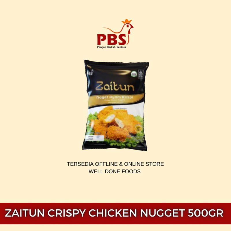 

Zaitun Crispy Chicken Nugget 500gr