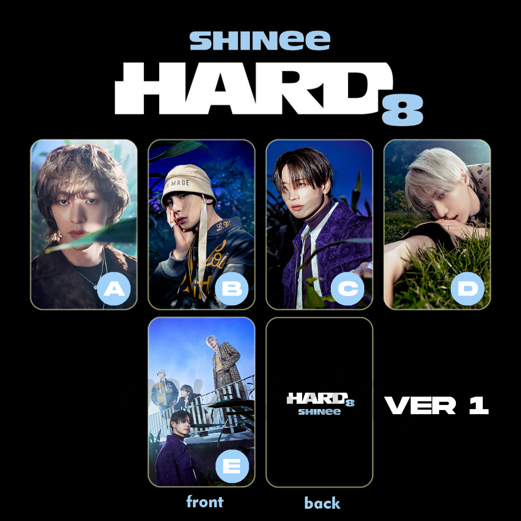 PC-1306, Unofficial Photocard Shinee Hard 2 sisi