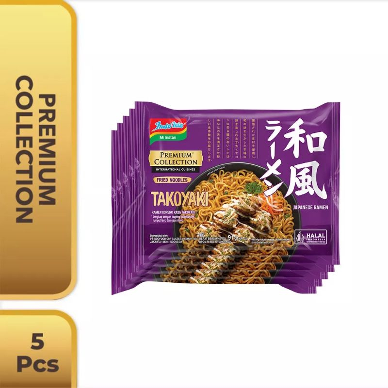 

INDOMIE RAMEN TAKOYAKI 5pc Free BUBLEWRAP