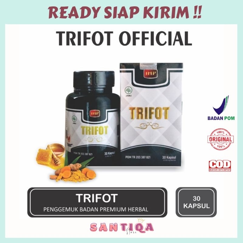 

TRIFOT Penggemuk Badan Herbal Aman BPOM Penambah Nafsu Makan
