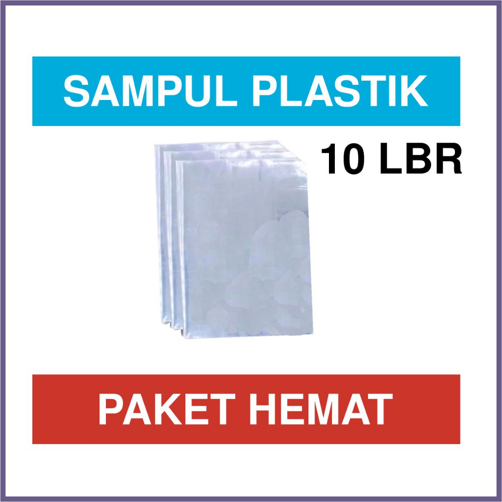 Isi 10 Lembar Sampul Plastik Ukuran Boxy Big Boss Campuss paket hemat