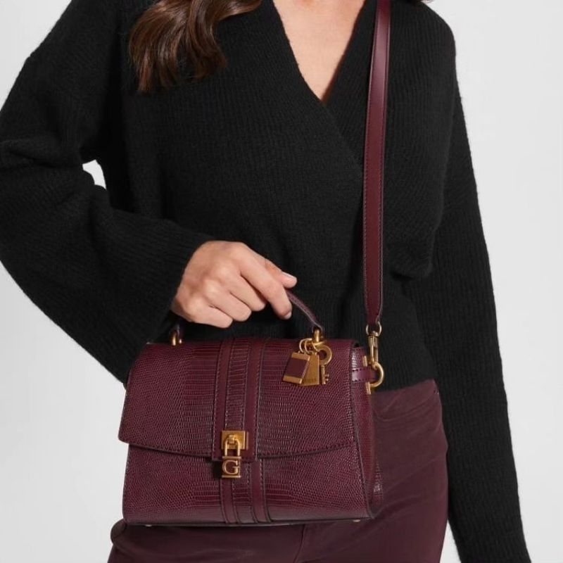 GUESSS Ginevra Top Handle Crossbody Bag
