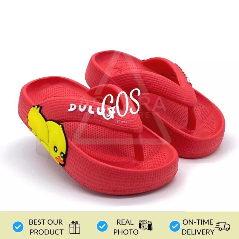 Sandal Anak Fuji uk 24-35 / Sandal Motif Bebek / Sandal Anak