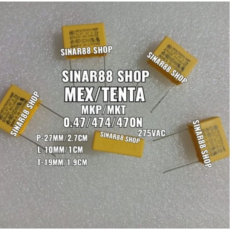 MKT/MKP 470uf275v 470uf/275v 470uf 470nf 470n 474 0.47 .47 250v 0.47uf